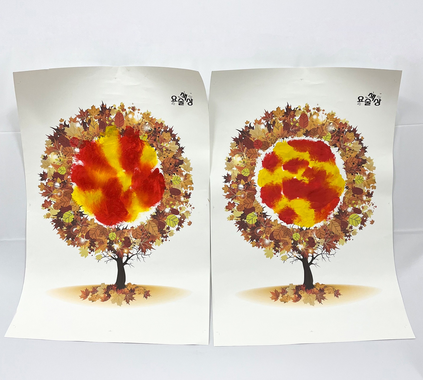 와글와글플레이박스, 가을나무꾸미기평면그림